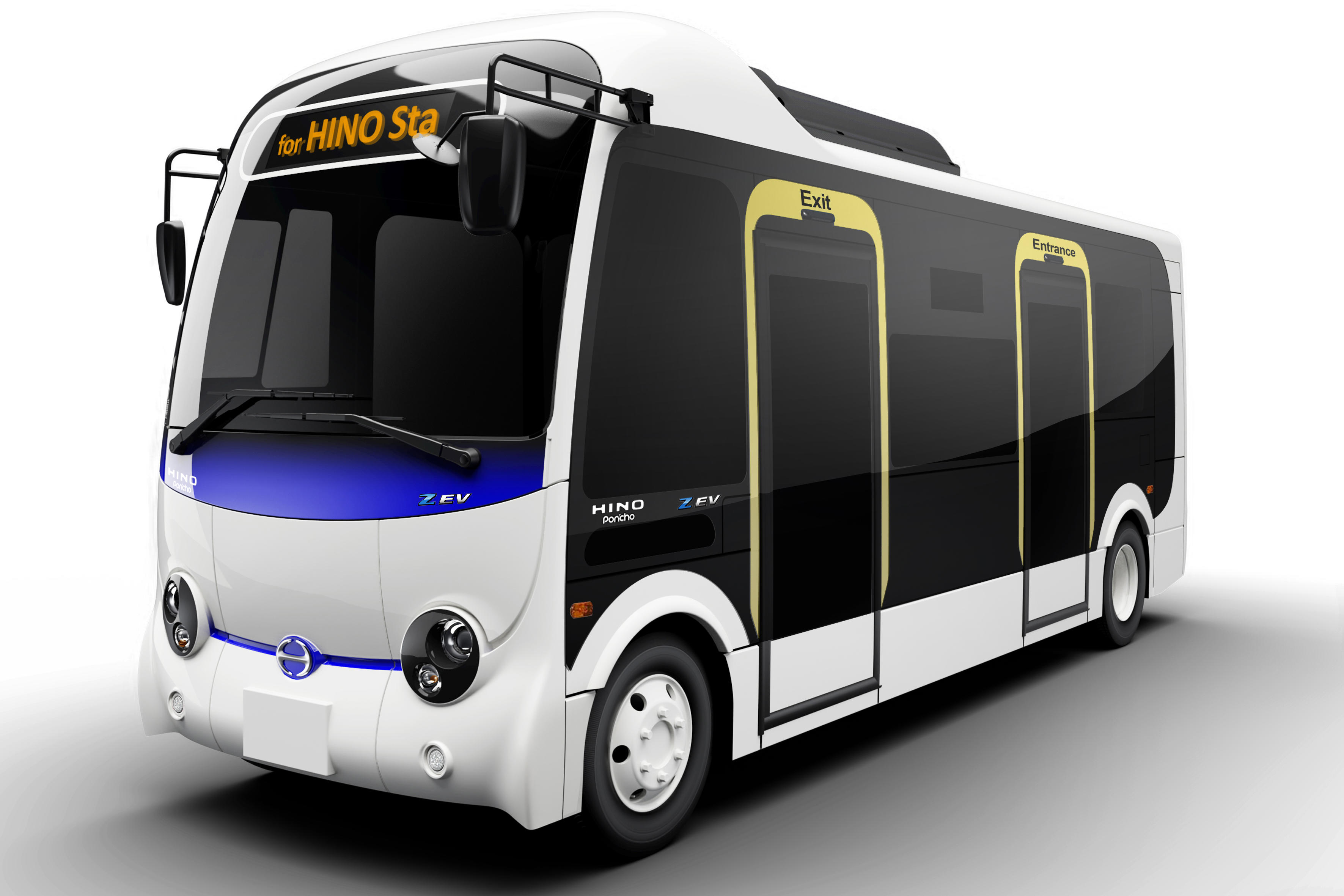 全国送料無料の通販 日野自動車、小型EVバス「日野ポンチョ EV」を2022年春に発売 Z アクセサリー